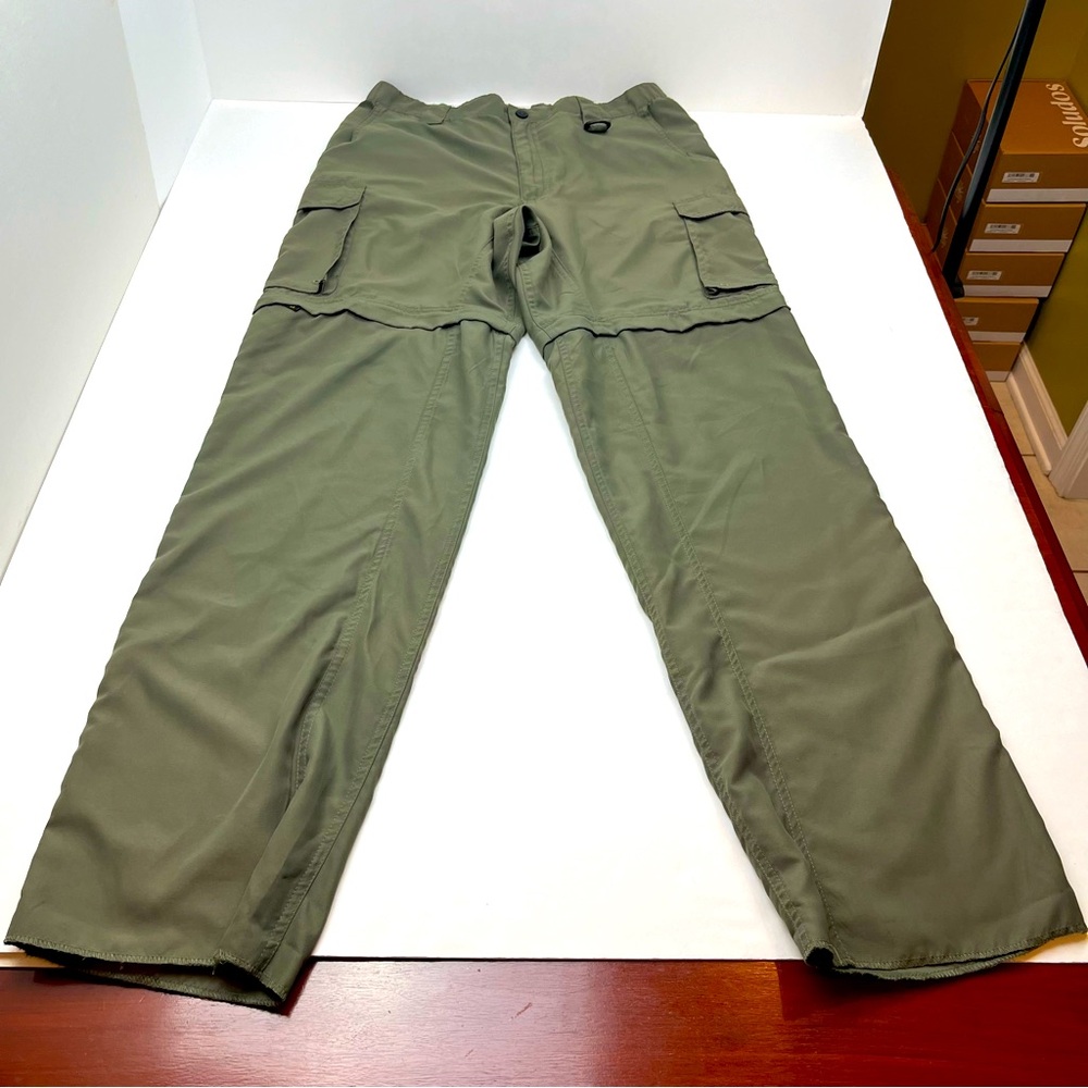 Boys Scouts of America Relaxed Convertible Pants Unhemmed Mens Size Medium Green